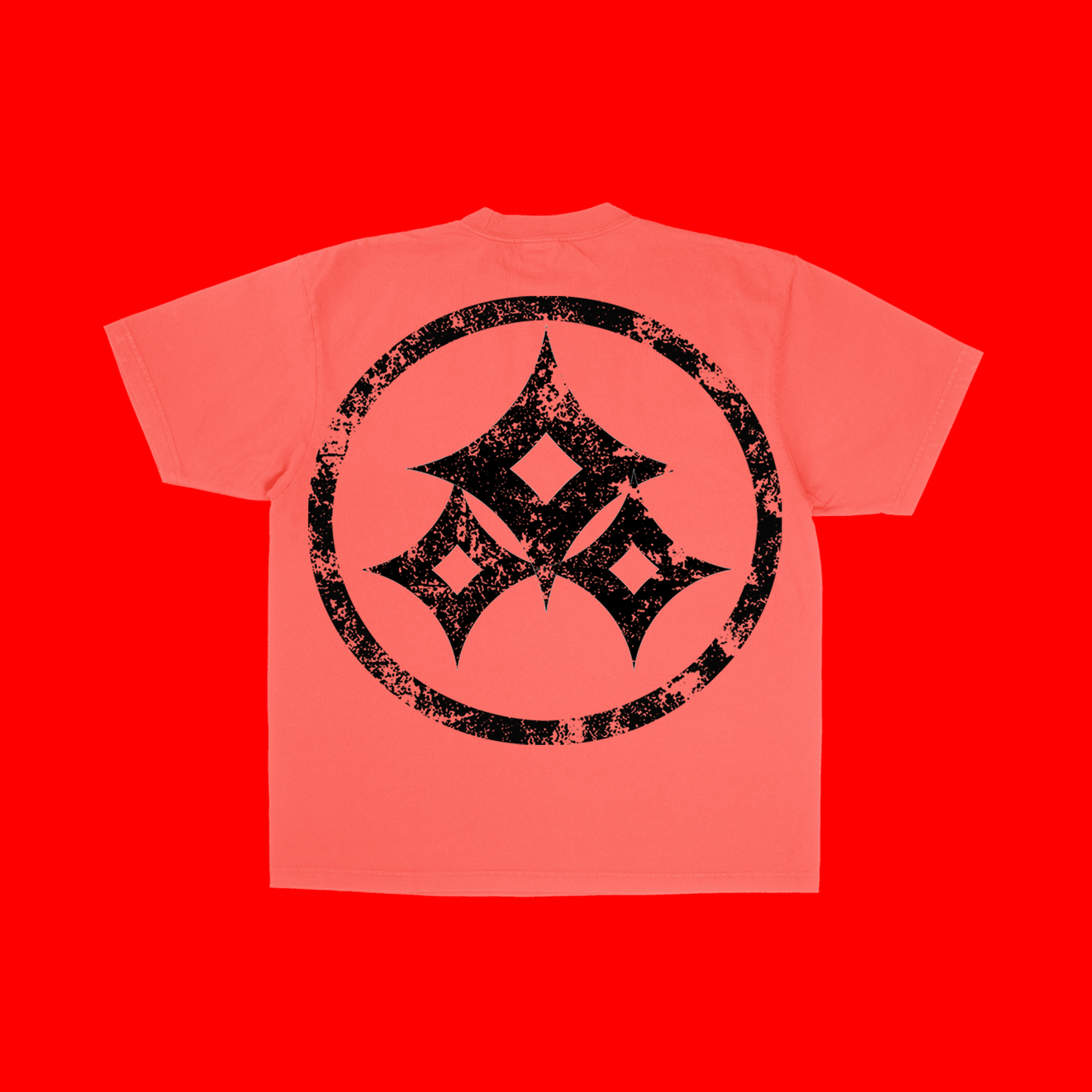 ZOMBIE SKATER TEE - PEACH