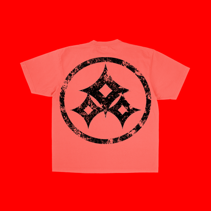 ZOMBIE SKATER TEE - PEACH